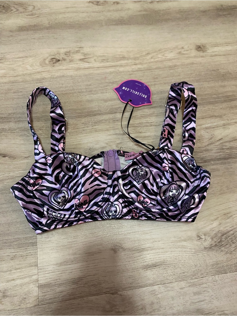 Dolls Kill x Bratz Wild at Heart Bustier Top- NWT - Picture 2 of 14